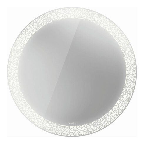 Duravit Lichtspiegel Happy D.2 Plus 90x90x4,7cm, 40 W, m Sp.-Hz, Li-Fd rad.
