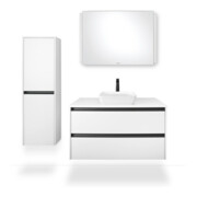 Duravit Lichtspiegel Ketho.2 100x70x3,3cm, o Sp.Hz, 18 W, Lichtf stl