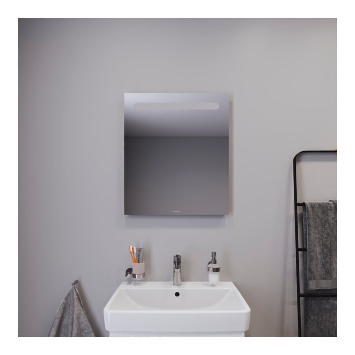 Duravit Lichtspiegel No.1 60x3,5x70cm, 5 Watt, LED, Lichtfeld oben