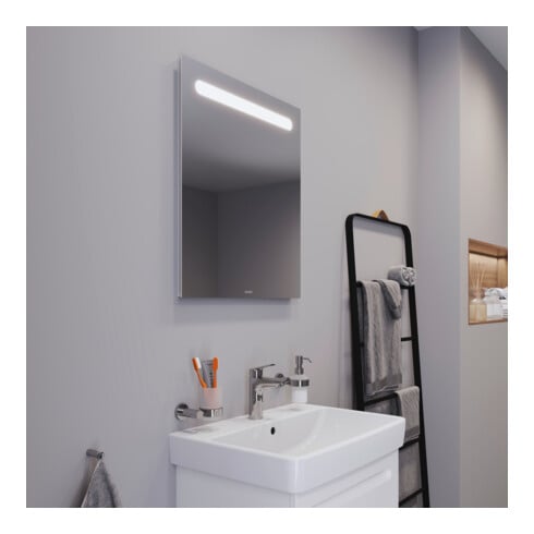 Duravit Lichtspiegel No.1 60x3,5x70cm, 5 Watt, LED, Lichtfeld oben