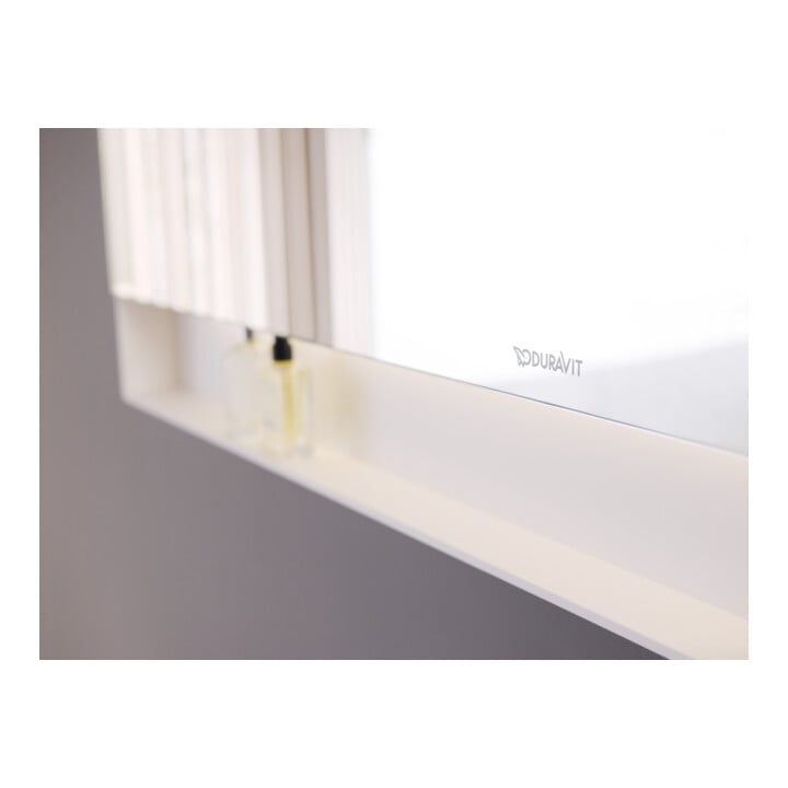 Duravit Lichtspiegel Qatego 100x75x6,5cm, 29 W, weiß matt