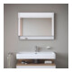 Duravit Lichtspiegel Qatego 100x75x6,5cm, 29 W, weiß matt