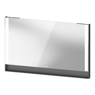 Duravit Lichtspiegel Qatego 120x75x6,5cm, 32 W, Graphit matt