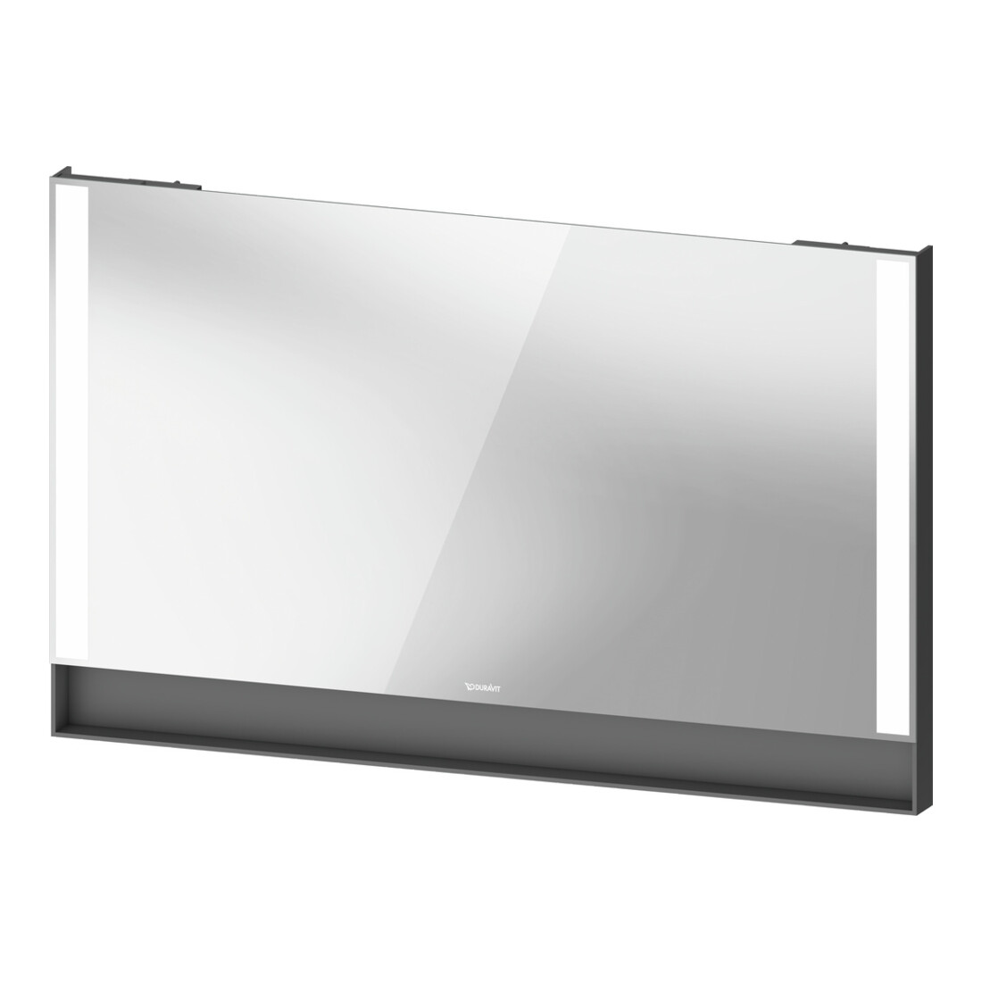 Duravit Lichtspiegel Qatego 120x75x6,5cm, 32 W, Graphit matt