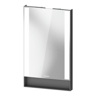 Duravit Lichtspiegel Qatego 45x75x6,5cm, 21 W, Graphit matt