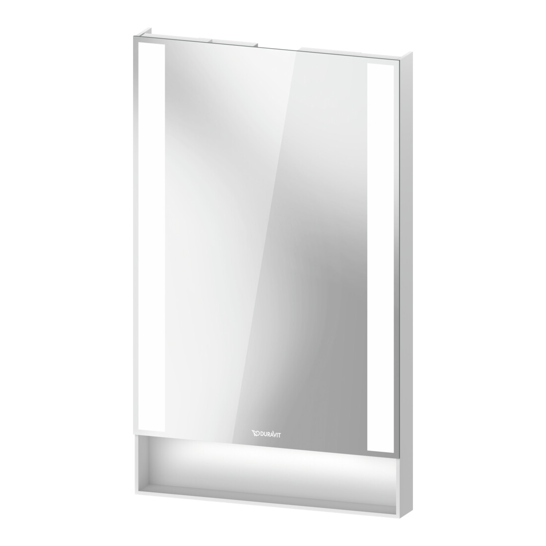 Duravit Lichtspiegel Qatego 45x75x6,5cm, 21 W, weiß matt