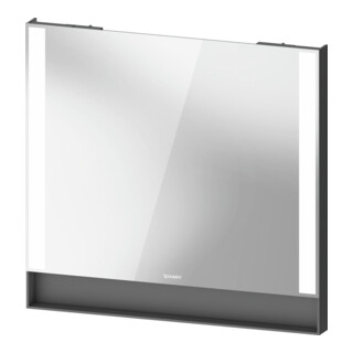 Duravit Lichtspiegel Qatego 80x75x6,5cm, 26 W, Graphit matt