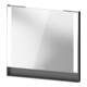 Duravit Lichtspiegel Qatego 80x75x6,5cm, 26 W, Graphit matt-1