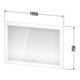 Duravit Lichtspiegel White Tulip 105x75x5cm, 47 W, App Version, LED, weiß-3