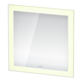 Duravit Lichtspiegel White Tulip 75x75x5cm, 38 W, App Version, LED, weiß