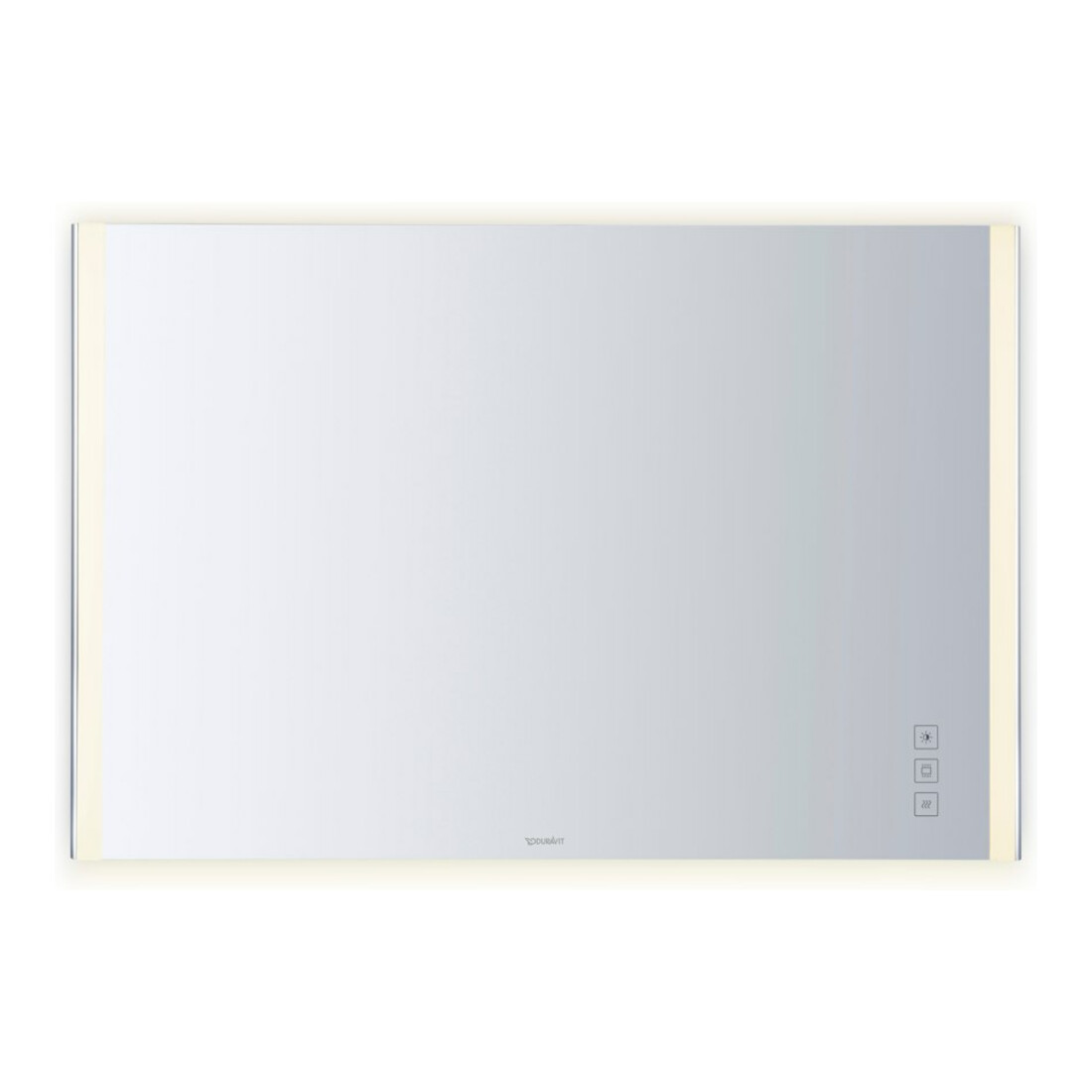 Duravit Lichtspiegel XSquare 120x80x3,3cm, 64 W, LED, chrom