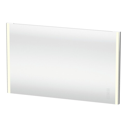 Duravit Lichtspiegel XSquare 130x80x3,3cm, 68 W, LED, chrom