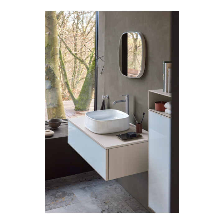 Duravit Lichtspiegel Zencha 50x50x5cm, 20 W, m Spiegel-Hz., LED, we.