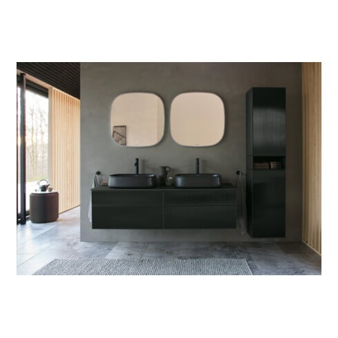 Duravit Lichtspiegel Zencha 50x50x5cm, 20 W, m Spiegel-Hz., LED, we.