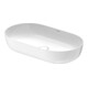 Duravit Luv Lavabo à poser 70x40 cm, blanc/blanc, sans trop-plein, sans trou robinetterie-1