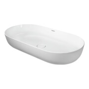 Duravit Luv lavabo à poser 80x40 cm, fermé, sans trop-plein, blanc/blanc-5