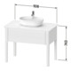 Duravit Luv Meuble sous lavabo 93,8x57x74,3cm, 1 tiroir, chêne nord s-mat-3