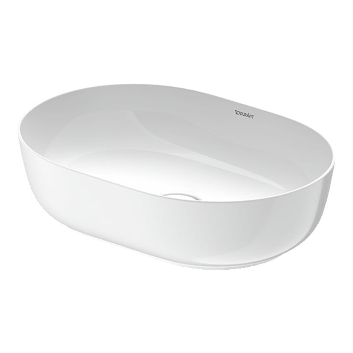 Duravit Luv vasque à poser 50x35 cm, fermée, sans trop-plein, blanc/blanc