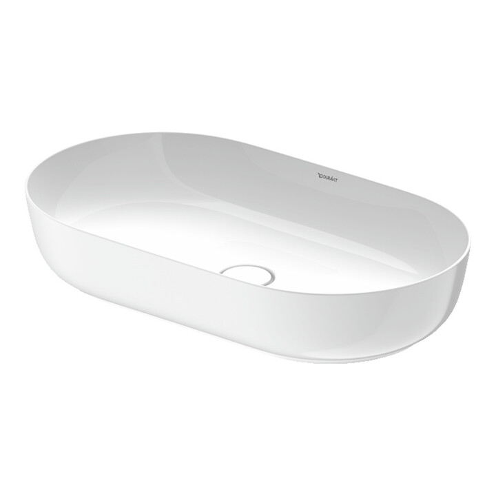 Duravit Luv Vasque à poser 70x40 cm, fermée, sans trop-plein, blanc/blanc