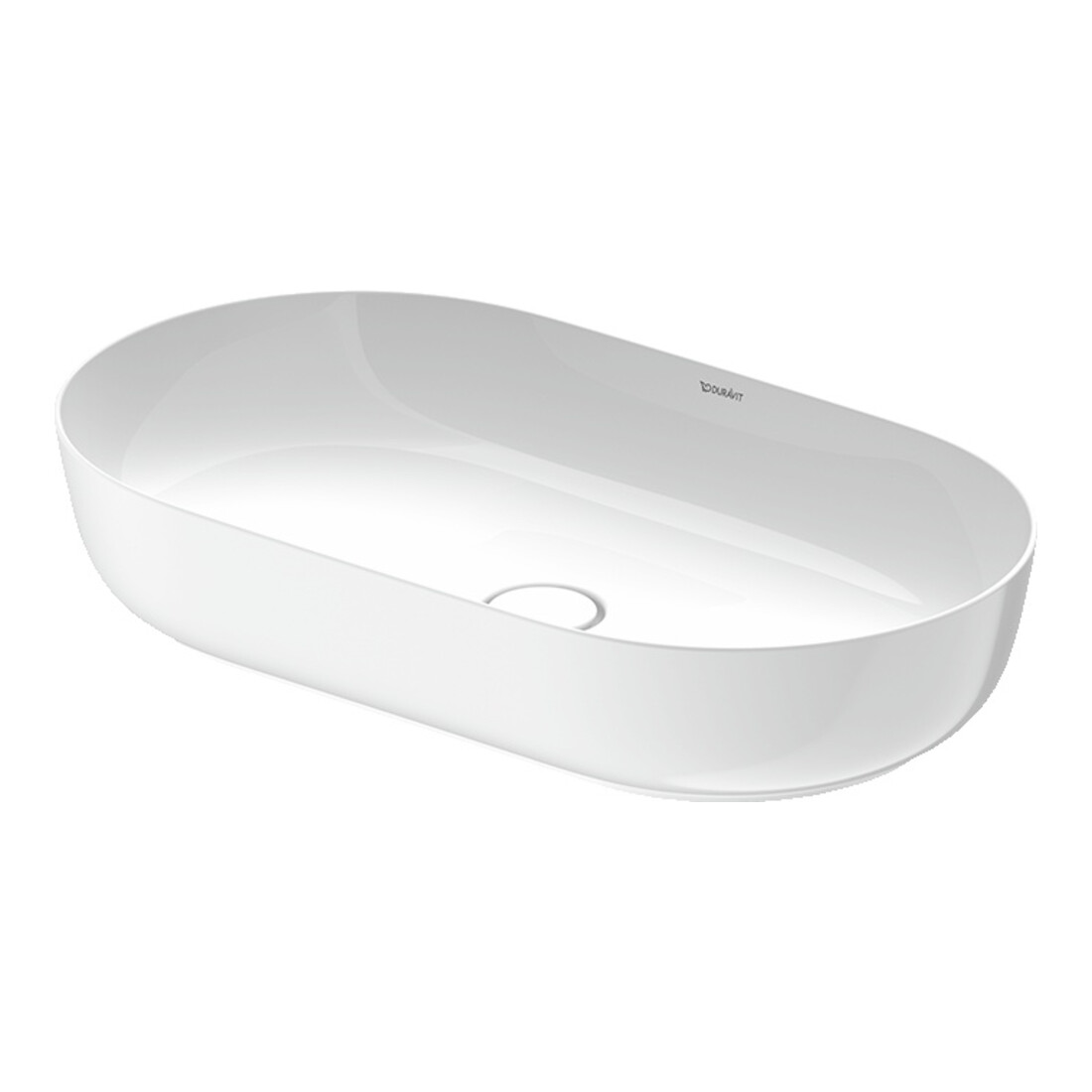 Duravit Luv Vasque à poser 70x40 cm, fermée, sans trop-plein, blanc/blanc