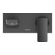 Duravit Manhattan Set de montage lavabo encastré mitigeur 1 trou, A 189 mm, sans tirette, noir mat