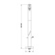 Duravit Manhattan Set de montage prêt mitigeur baignoire encastré au sol chrome