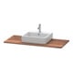 Duravit Massivholzkonsole XSquare 120x55cm, Amerik. Nussb, m 1 Ausschnitt-1