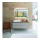 Duravit Massivholzkonsole XSquare 140x55x2cm, m 1 AS, AS li, Amerik. Nussb-4