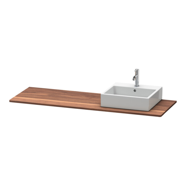 Duravit Massivholzkonsole XSquare 160x55x2cm, m 1 AS, B re, Amerik. Nussb
