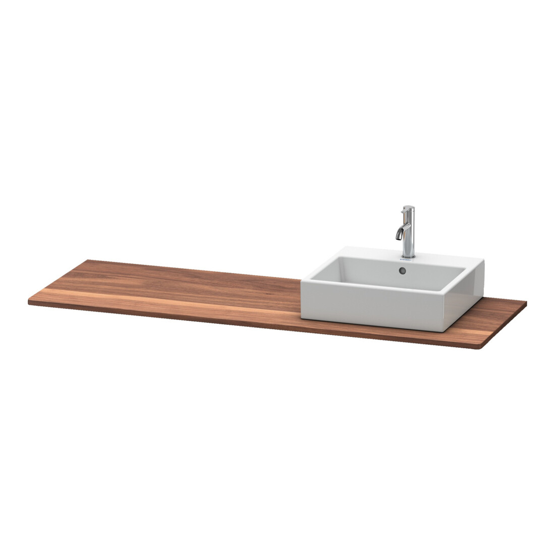 Duravit Massivholzkonsole XSquare 160x55x2cm, m 1 AS, B re, Amerik. Nussb