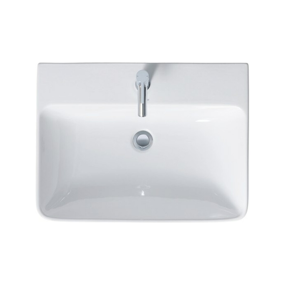 Duravit Me by Starck lavabo 65x49 cm, blanc, avec trop-plein, 1 trou robinet