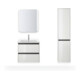Duravit Me by Starck Meuble lavabo 63x49 cm, blanc, m HL, ÜL, plan robinetterie