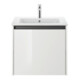Duravit Me by Starck Meuble lavabo 63x49 cm, blanc, m HL, ÜL, plan robinetterie