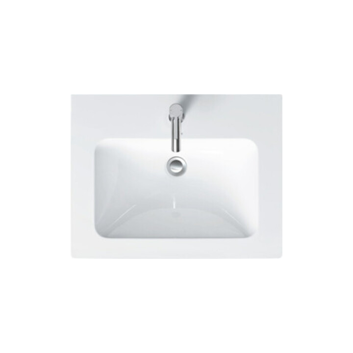 Duravit Me by Starck Meuble lavabo 63x49 cm, blanc, m HL, ÜL, plan robinetterie