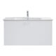 Duravit Me by Starck Meuble lavabo 83x49 cm, blanc, m HL, ÜL, plan robinetterie