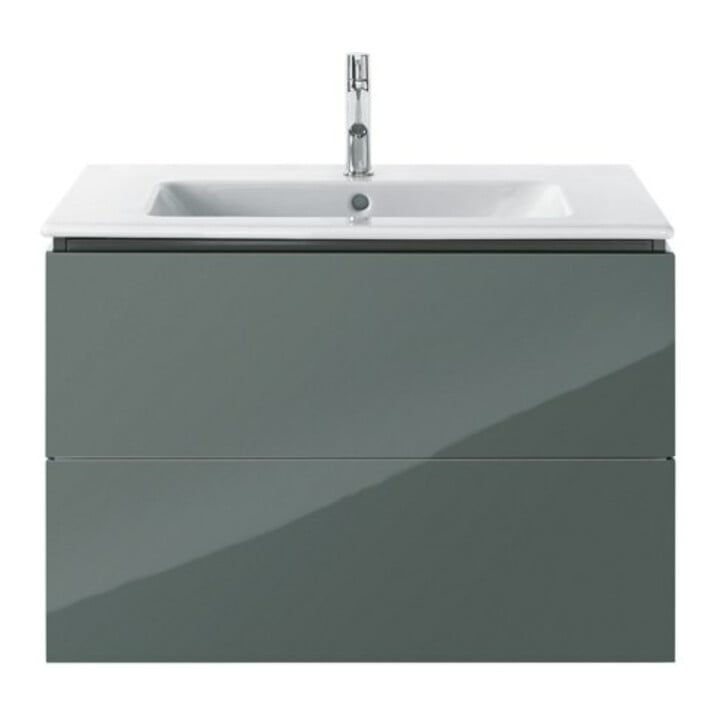 Duravit Me by Starck Meuble lavabo 83x49 cm, blanc, m HL, ÜL, plan robinetterie
