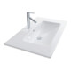 Duravit Me by Starck Meuble lavabo 83x49 cm, blanc, m HL, ÜL, plan robinetterie-4