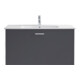 Duravit Me by Starck Meuble lavabo 83x49 cm, blanc, m HL, ÜL, plan robinetterie-5