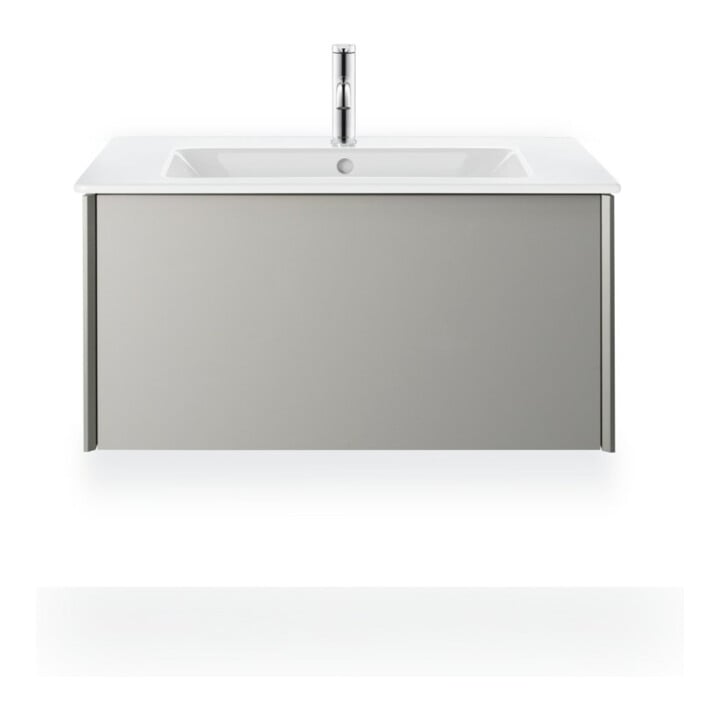 Duravit Me by Starck Meuble lavabo 83x49 cm, blanc, m HL, ÜL, plan robinetterie
