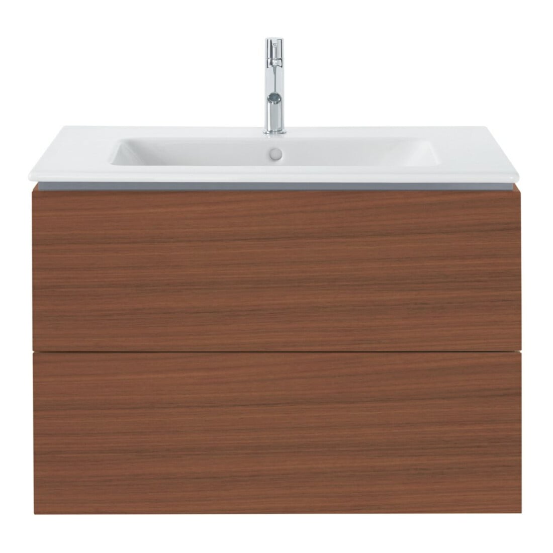 Duravit Me by Starck Meuble lavabo 83x49 cm, blanc, m HL, ÜL, plan robinetterie