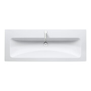 Duravit Me by Starck meuble vasque 123x49 cm, avec trop-plein, blanc