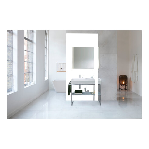 Duravit Metallkonsole DuraSquare 106,5x45cm, bodenstehend, chrom