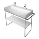 Duravit Metallkonsole DuraSquare 106,5x45cm, bodenstehend, chrom