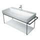 Duravit Metallkonsole DuraSquare 106,5x45cm, wandhängend, schwarz matt-1