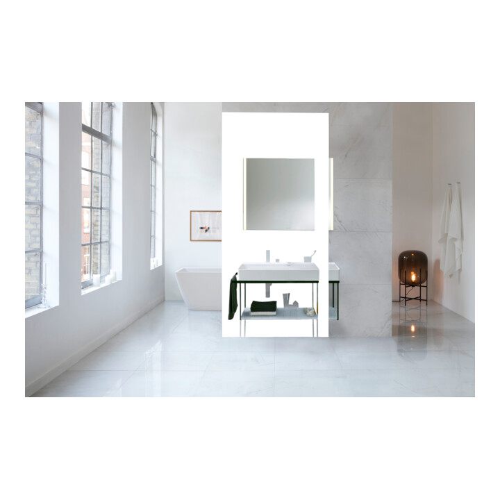Duravit Metallkonsole DuraSquare 106,5x45cm, wandhängend, schwarz matt