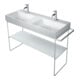 Duravit Metallkonsole DuraSquare 126,5x45cm, bodenstehend, chrom-1