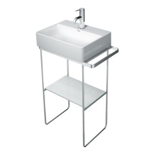 Duravit Metallkonsole DuraSquare 51,6x33cm, bodenstehend, chrom