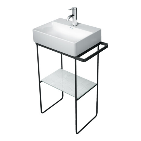Duravit Metallkonsole DuraSquare 51,6x33cm, bodenstehend, chrom
