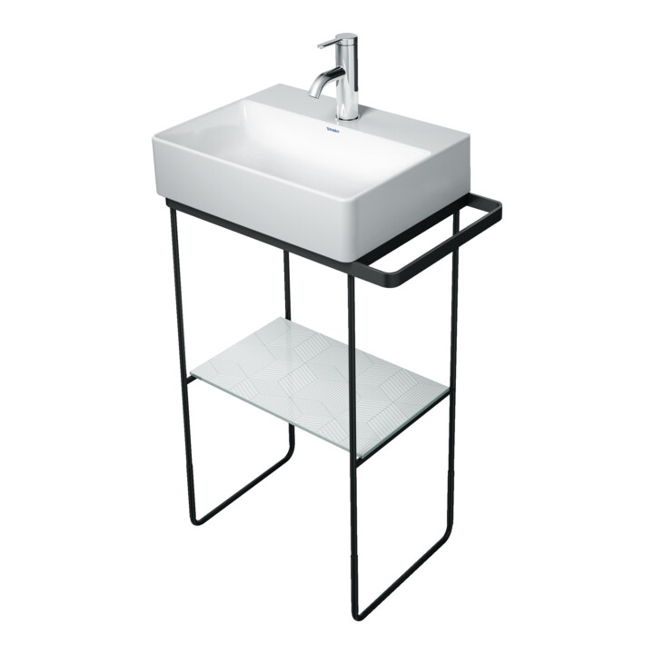 Duravit Metallkonsole DuraSquare 51,6x33cm, bodenstehend, chrom