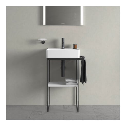 Duravit Metallkonsole DuraSquare 51,6x33cm, bodenstehend, schwarz matt
